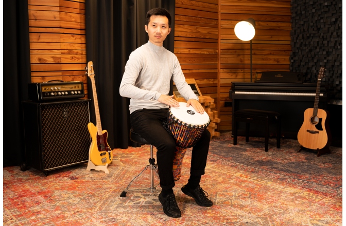 Djembe  Meinl TSA Djembe - Kenyan Quilt, Large - Synthetic Head