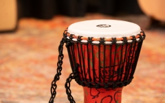 Djembe  Meinl TSA Djembe - Pharaoh's Script, Small - Goat Head