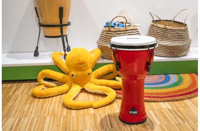 Djembe pentru copii Nino Percussion Synthetic Djembe 8'' - Red