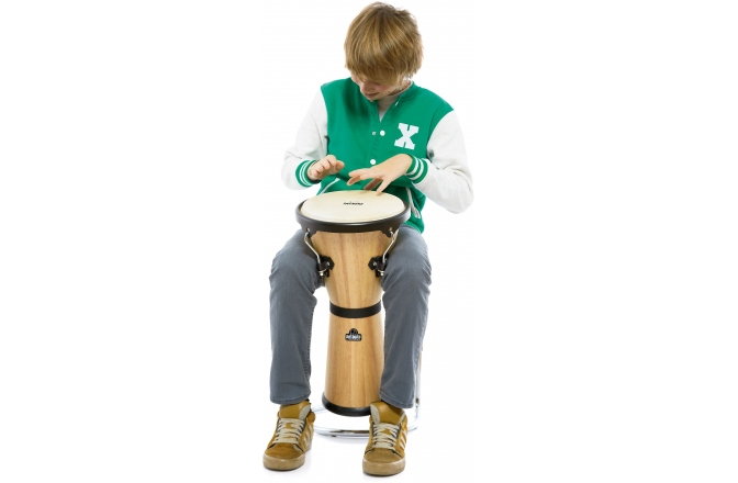 Djembe pentru copii Nino Percussion Wood Djembe - Natural 10"