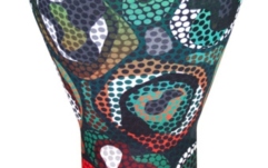 Djembe Remo Djembe Festival Tribal Green DJ-2510-68