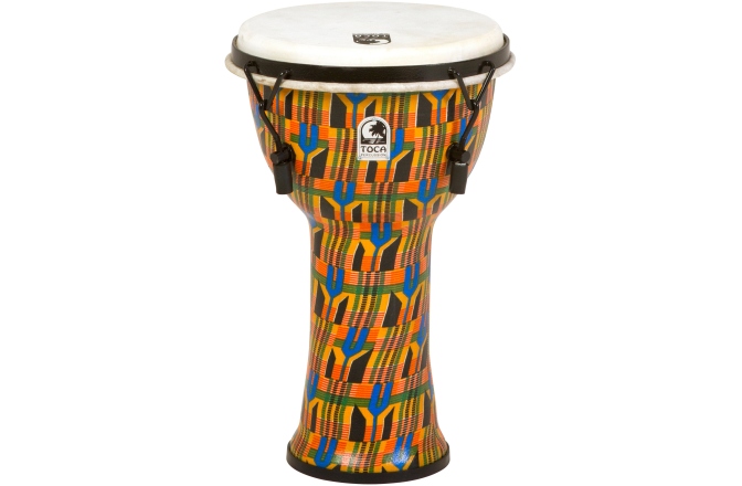 Djembe  Toca Djembe Freestyle Mechanically Tuned Kente Cloth 16,5" 