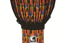 Djembe  Toca Djembe Freestyle Rope Tuned Kente Cloth 24"