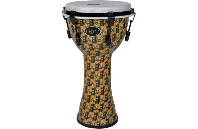 Djembé Gewa  Liberty Series Mechanically Tuned 10" Abstract Kente