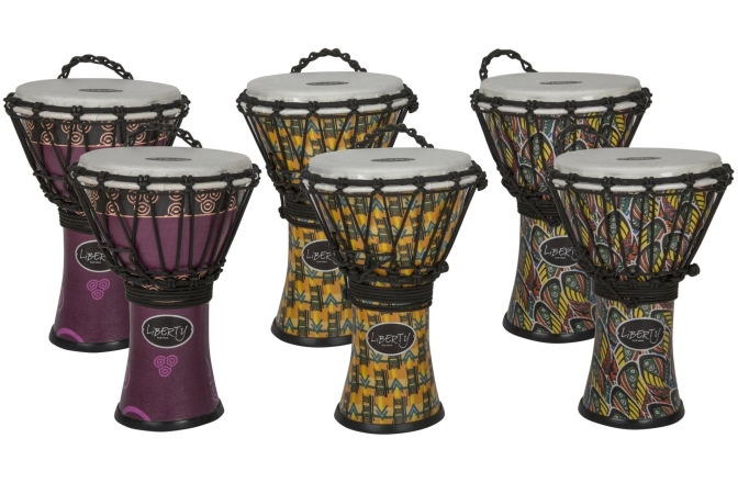Djembé  Gewa  Liberty Series Rope Tuned - 7" Master Pack 7" mixed