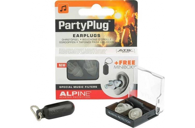 Dopuri antifonice Alpine PartyPlug Transparent