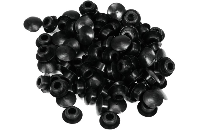 dopuri de cauciuc pentru acoperirea găurilor No brand endcap silicone 8,5mm bk (100pcs)