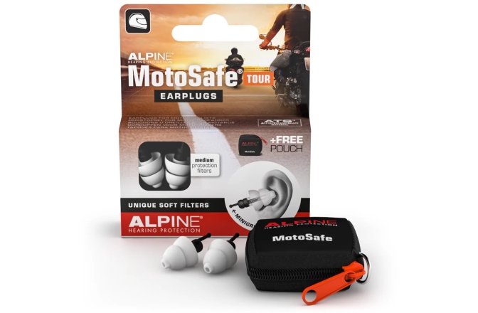 Dopuri de urechi Alpine MotoSafe Tour Ear Plugs