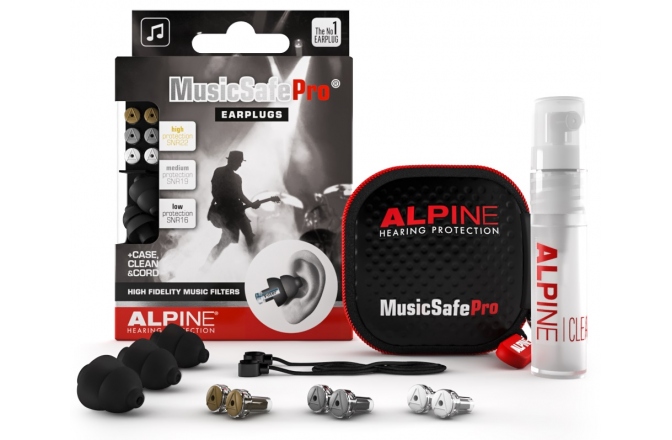 Dopuri de urechi Alpine MusicSafe Pro Black