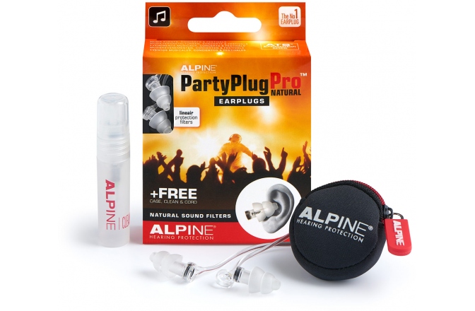 Dopuri de urechi Alpine PartyPlug Pro Natural