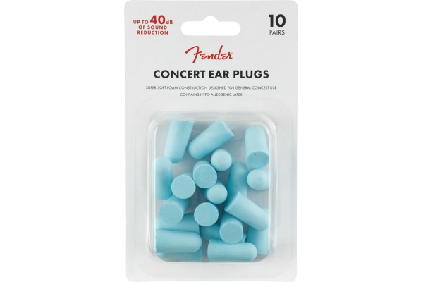 Concert Ear Plugs (10 Pair) Daphne Blue