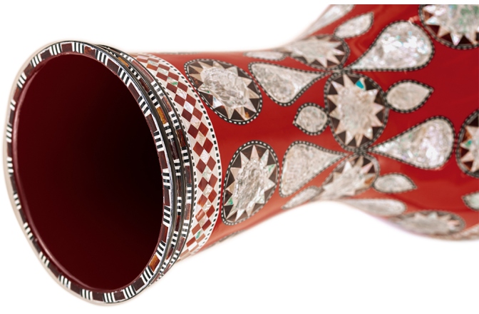 Doumbek Meinl AE Egypt Doumbek, White Pearl, Mosaic Imperial - 8 3/4"