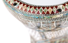 Doumbek Meinl AE Egypt Doumbek, White Pearl, Mosaic Palace - 8 3/4"