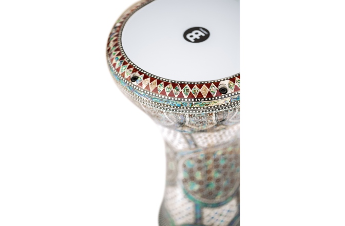 Doumbek Meinl AE Egypt Doumbek, White Pearl, Mosaic Palace - 8 3/4"