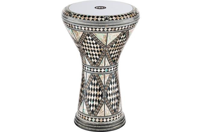 Doumbek Meinl AE Egypt Doumbek, White Pearl, Mosaic Royale - 8 3/4"