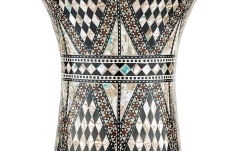 Doumbek Meinl AE Egypt Doumbek, White Pearl, Mosaic Royale - 8 3/4"