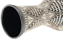 Doumbek Meinl AE Egypt Doumbek, White Pearl, Mosaic Royale - 8 3/4"