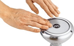 Doumbek Meinl Mini Aluminum Doumbek - Hand-hammered