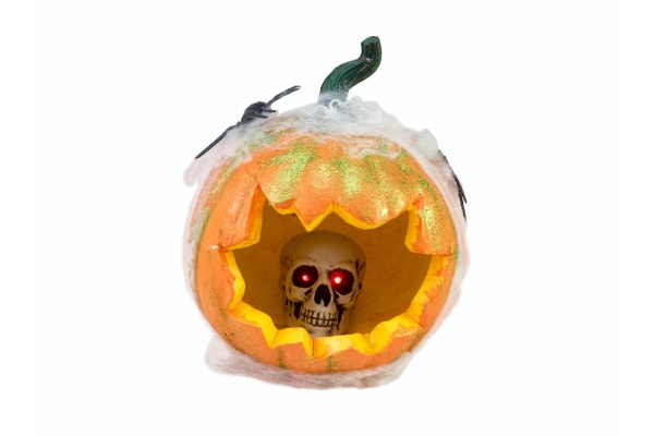 Halloween Pumpkin in Spider Web, 25cm Halloween Pumpkin in Spider Web, 25cm