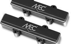 Doză bas MEC Pickups  Active J/J-Style Bass Pickup Set, Metal Cover, 5-String - Black Chrome