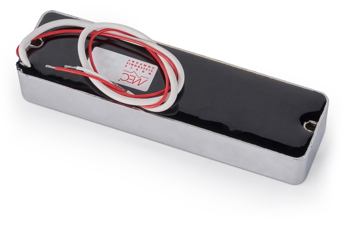 Doză chitară bas MEC Pickups  Active Soapbar Humbucker Bass Pickup, 6-String - Chrome