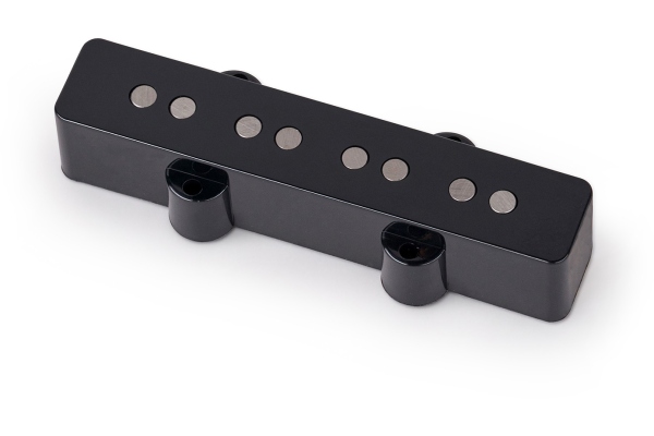  Passive J-Style Bass Pickup, Royal Alnico V, Open Pole Pieces, 4-String, Bridge - Black