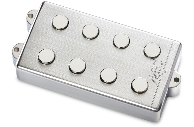 Doză chitară bas MEC Pickups  Passive MM-Style Bass Pickup, Metal Cover, 4-String - Brushed Chrome