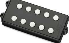 Doză chitară bas MEC Pickups  Passive MM-Style Bass Pickup, Metal Cover, 5-String, Neck - Black Chrome