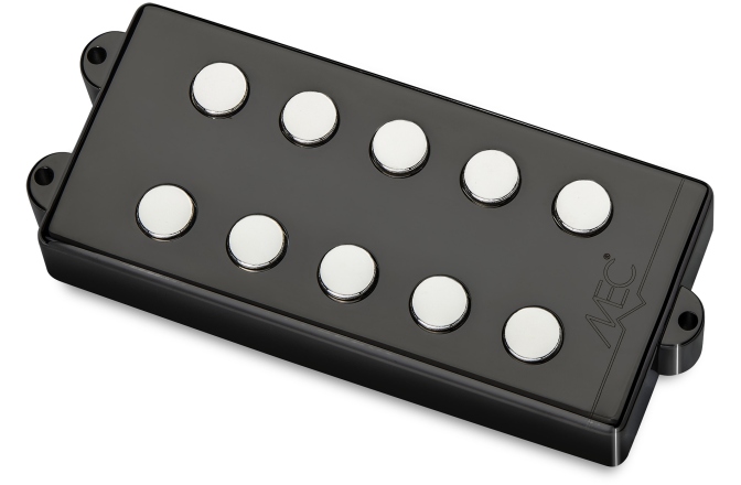 Doză chitară bas MEC Pickups  Passive MM-Style Bass Pickup, Metal Cover, 5-String, Neck - Black Chrome