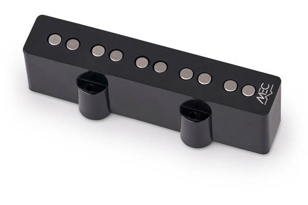  Passive J-Style Bass Pickup, Vintage Alnico V, 5-String, Neck - Black