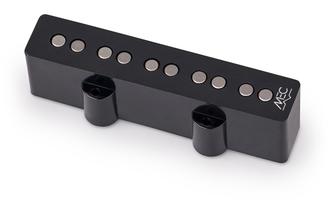 Doză chitară bass 5 corzi MEC Pickups  Passive J-Style Bass Pickup, Vintage Alnico V, 5-String, Neck - Black