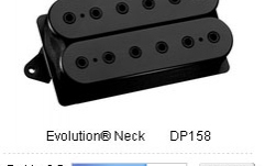 Doza chitara DiMarzio Evolution Neck DP158