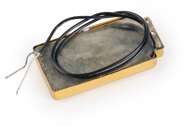 Doză chitară MEC Pickups  AZ 10 Jazz Guitar Pickup, 1 Mounting Ear, Lefthand - Gold