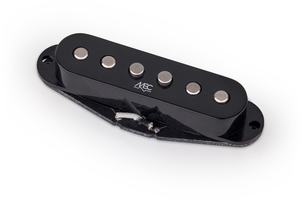 Classic Alnico II Single Coil Guitar Pickup, Middle, RW/RP - Black Cover Classic Alnico II Single Coil Guitar Pickup, Middle, RW/RP - Black Cover