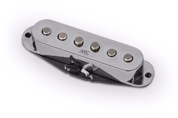 Classic Alnico II Single Coil Guitar Pickup, Middle, RW/RP - Chrome Cover Classic Alnico II Single Coil Guitar Pickup, Middle, RW/RP - Chrome Cover