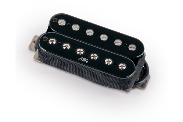 Modern Humbucker Guitar Pickup, Bridge, Tremolo Spacing, Open Bobbin - Black Modern Humbucker Guitar Pickup, Bridge, Tremolo Spacing, Open Bobbin - Black
