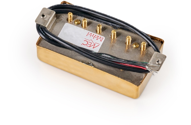 Doză chitară MEC Pickups  Vintage Alnico V Humbucker Guitar Pickup, Neck - Gold Cover