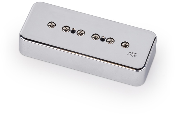  Vintage P90 Soapbar Guitar Pickup, Bridge - Chrome