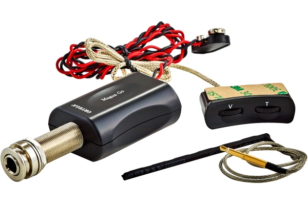 Output Jack /Preamp Set + 4 Element Piezo Bar - Ukulele Output Jack /Preamp Set + 4 Element Piezo Bar - Ukulele