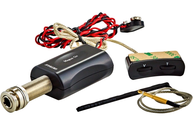 Doză ukulele Ortega Output Jack /Preamp Set + 4 Element Piezo Bar - Ukulele