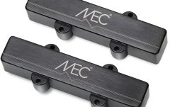 Doze chitară bas MEC Pickups  Active J/J-Style Bass Pickup Set, Metal Cover, 4-String - Brushed Black Chrome