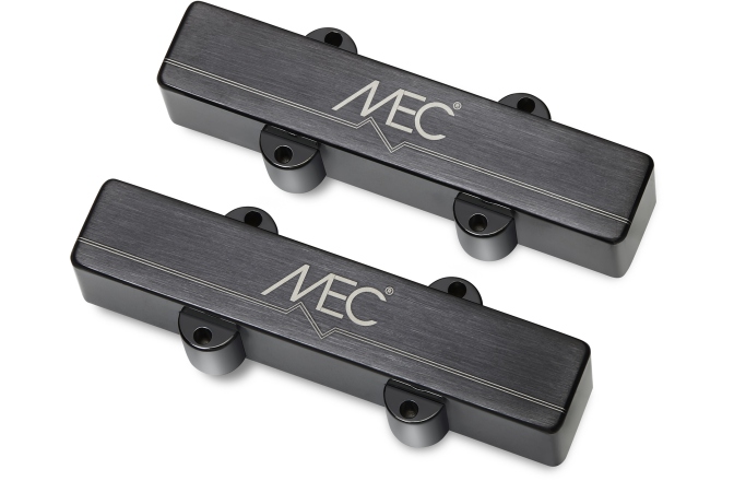 Doze chitară bas MEC Pickups  Active J/J-Style Bass Pickup Set, Metal Cover, 5-String - Brushed Black Chrome