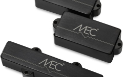 Doze chitară bas MEC Pickups  Active P/J-Style Bass Pickup Set, Metal Cover, 4-String - Brushed Black Chrome