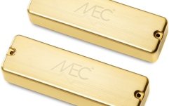 Doze chitară bas MEC Pickups  Active Soapbar Humbucker Bass Pickup Set, Metal Cover, 5-String - Brushed Gold