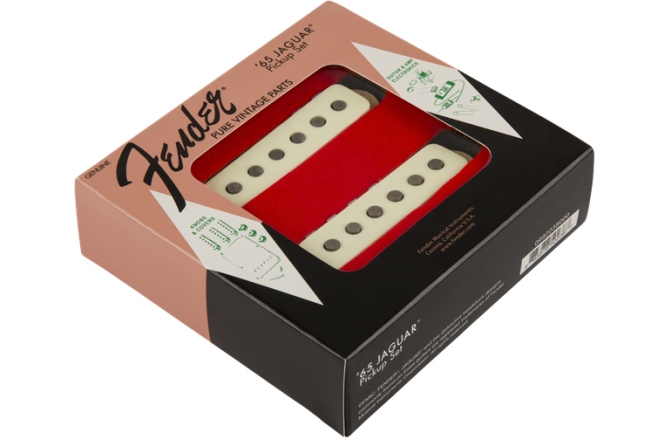Doze chitară Fender Pure Vintage '65 Jaguar Pickup Set Vintage White 