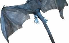 Dragon în zbor Europalms Halloween Flying Dragon, animated, blue, 120cm