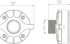 Driver de Compresie Lavoce DF10.101LS 1'' Compression Driver Ferrite Magnet