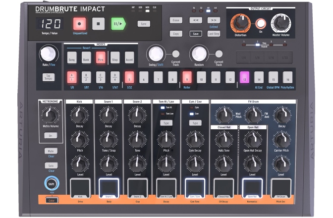 Drum machine analogic Arturia DrumBrute Impact