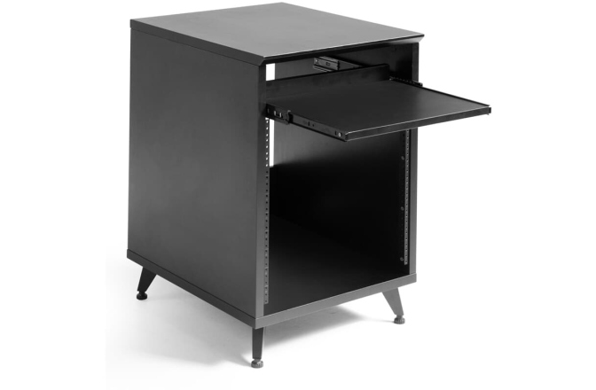 Dulap de rack Gator Frameworks Elite Series Furniture Desk 10U Rack - Black