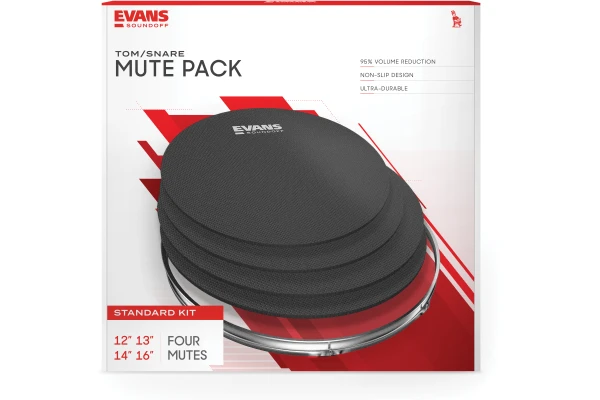 Evans SoundOff by EVANS Drum Mute Pack Standard (12131416) — 2
